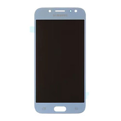 Дисплей (екран) Samsung J530 Galaxy J5, З сенсорним склом, Без рамки, TFT, Синій