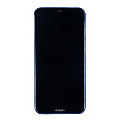 Дисплей (экран) Huawei Nova 3e / P20 Lite, Original (100%), С сенсорным стеклом, С рамкой, Синий