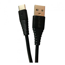 USB кабель Grand GC-C01, Type-C, 1.0 м., Черный