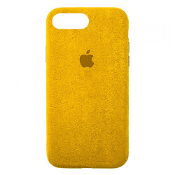 Чохол (накладка) Apple iPhone 11 Pro Max, Alcantara Full Premium, Жовтий