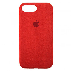 Чохол (накладка) Apple iPhone 12 Mini, Alcantara Full Premium, Червоний