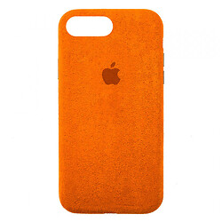 Чехол (накладка) Apple iPhone XS Max, Alcantara Full Premium, Оранжевый