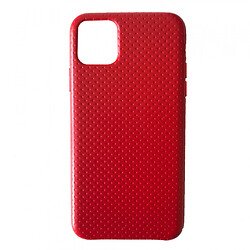 Чохол (накладка) Apple iPhone 11 Pro Max, Leather Case Points, Червоний
