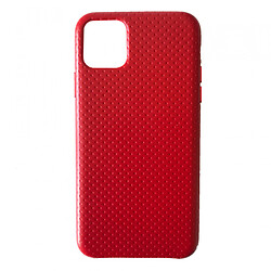 Чохол (накладка) Apple iPhone 11, Leather Case Points, Червоний