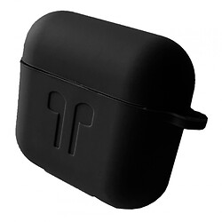 Чохол (накладка) Apple AirPods 3 / AirPods 4 mini, Silicone Classic Case, Чорний