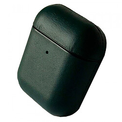 Чохол (накладка) Apple AirPods / AirPods 2, Leather Case Color, Зелений