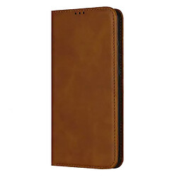 Чехол (книжка) Xiaomi Redmi 10C, Leather Case Fold, Коричневый