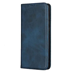 Чехол (книжка) Xiaomi Redmi 9a, Leather Case Fold, Синий