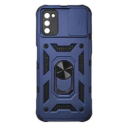 Чехол (накладка) Samsung A037 Galaxy A03s, Armor Magnet CamShield, Синий