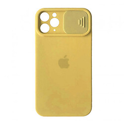 Чохол (накладка) Apple iPhone 12 Pro Max, SLIDER Full Camera, Жовтий