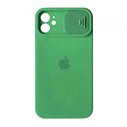 Чехол (накладка) Apple iPhone 12, SLIDER Full Camera, Pine Green, Зеленый
