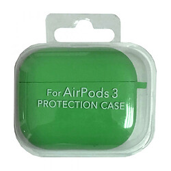 Чохол (накладка) Apple AirPods 3, Silicone Classic Case, Зелений