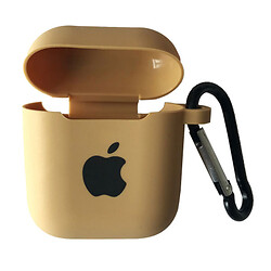 Чохол (накладка) Apple AirPods / AirPods 2, Silicone Classic Case, Золотий