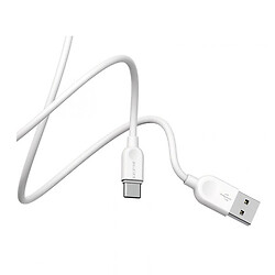 USB кабель Borofone BX14, Type-C, 3.0 м., Белый