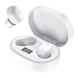 Bluetooth-гарнітура Borofone BW06, Стерео, Original, Білий