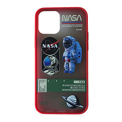 Чехол (накладка) Apple iPhone 12 Mini, Generation NASA, Astronaut Saturn Red, Красный