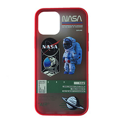 Чохол (накладка) Apple iPhone 12 / iPhone 12 Pro, Generation NASA, Astronaut Saturn Red, Червоний
