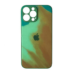 Чохол (накладка) Apple iPhone 13 Pro Max, Glass Art, See Breeze Lime