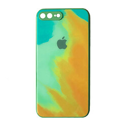 Чохол (накладка) Apple iPhone 7 Plus / iPhone 8 Plus, Glass Art, See Breeze Lime