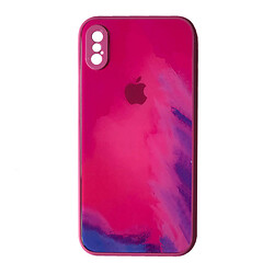 Чохол (накладка) Apple iPhone X / iPhone XS, Glass Art, Berry Muse