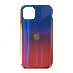 Чехол (накладка) Apple iPhone 11 Pro Max, Glass BENZO, Blue Red, Синий