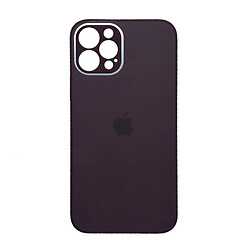 Чехол (накладка) Apple iPhone 12, Glass MATTE DESIGNO, Marsala, Бордовый