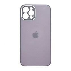 Чохол (накладка) Apple iPhone X / iPhone XS, Glass MATTE DESIGNO, Blueberry, Бузковий