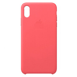 Чохол (накладка) Apple iPhone X / iPhone XS, Leather Case Color, Peony Pink, Рожевий