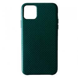 Чехол (накладка) Apple iPhone 12 Mini, Leather Case Points, Зеленый