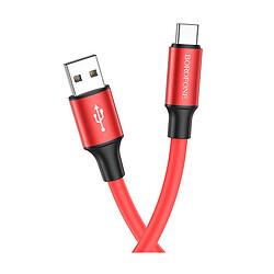 USB кабель Borofone BX82, Type-C, 1.0 м., Червоний