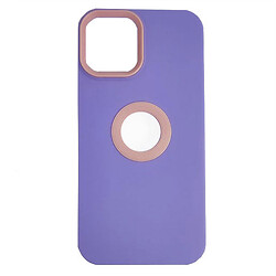 Чохол (накладка) Apple iPhone 12 / iPhone 12 Pro, Hole, Пурпурний