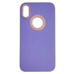 Чохол (накладка) Apple iPhone X / iPhone XS, Hole, Пурпурний