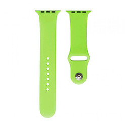 Ремінець Apple Watch 38 / Watch 40, Silicone WatchBand, Lime Green, Зелений