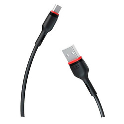 USB кабель XO NB-P171, MicroUSB, 1.0 м., Чорний