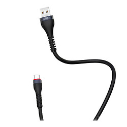 USB кабель XO NB213, MicroUSB, 1.0 м., Чорний