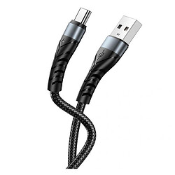 USB кабель XO NB209, Type-C, 1.0 м., Черный