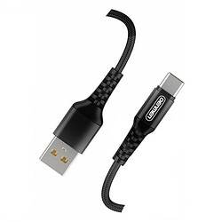USB кабель Denmen D02T, Denmen, Type-C, 1.0 м., Чорний