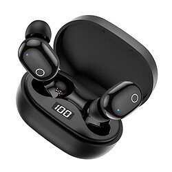 Bluetooth-гарнітура Borofone BW06 Manner, Стерео, Чорний