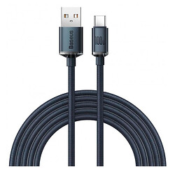 USB кабель Baseus CAJY000501 Crystal Shine, Type-C, 2.0 м., Чорний