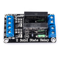 5V 2 Channel OMRON SSR High Level Solid State Relay Module 250V 2A for Arduino New