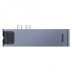 USB Hub Baseus CAHUB-L0G, Type-C, Серый