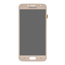Дисплей (екран) Samsung J250 Galaxy J2, З сенсорним склом, Без рамки, TFT, Золотий