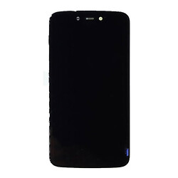 Дисплей (екран) Motorola XT1723 Moto C Plus, High quality, З рамкою, З сенсорним склом, Чорний
