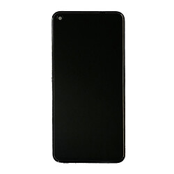 Дисплей (екран) OPPO A73 2020, З сенсорним склом, З рамкою, OLED, Чорний