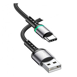USB кабель Borofone BU33, Type-C, 1.2 м., Чорний