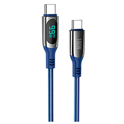 USB кабель Hoco S51, Type-C, 1.2 м., Синій