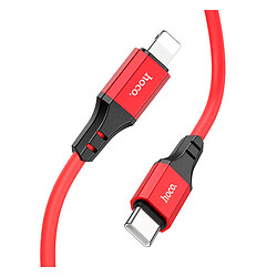 USB кабель Hoco X86 Apple iPhone SE 2022 / iPhone 14 Pro Max / iPhone 14 Plus / iPhone 14 Pro / iPhone 14 / iPhone 13 Pro / iPhone 13 Mini / iPhone 13 / iPhone 13 Pro Max / iPhone 12 Mini / iPhone 12 Pro Max / iPhone 12 Pro, Lightning, 1.0 м., Красный