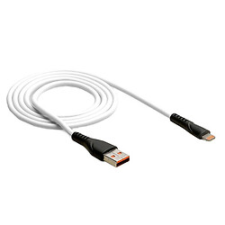 USB кабель WALKER C570 Apple iPhone SE 2022 / iPhone 14 Pro Max / iPhone 14 Plus / iPhone 14 Pro / iPhone 14 / iPhone 13 Pro / iPhone 13 Mini / iPhone 13 / iPhone 13 Pro Max / iPhone 12 Mini / iPhone 12 Pro Max / iPhone 12 Pro, Lightning, 1.0 м., Белый