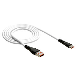 USB кабель WALKER C570, Type-C, 1.0 м., Белый