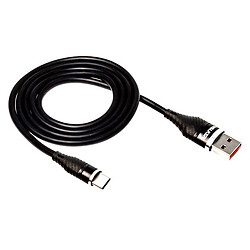 USB кабель WALKER C735, Type-C, 2.0 м., Чорний